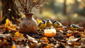 Scopri come un vecchio vaso e un guscio d'uovo possono aiutare le cinciallegre a sopravvivere all'inverno