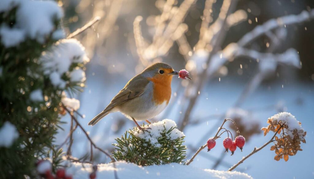 Come prendersi cura dei pettirossi in inverno: la guida ai migliori cibi