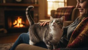 Quando il gatto alza la coda mentre lo accarezzi: il segnale che (forse) non hai mai capito