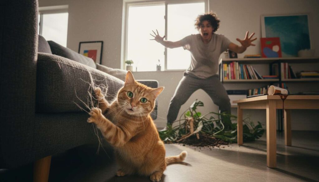 Gatto che graffia i mobili? Il metodo più efficace per correggerlo senza stress
