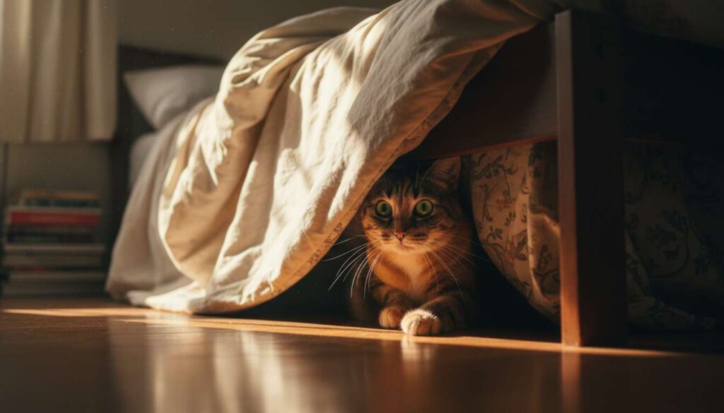 Gatto che si nasconde sotto il letto? Le ragioni emotive che sottovalutiamo