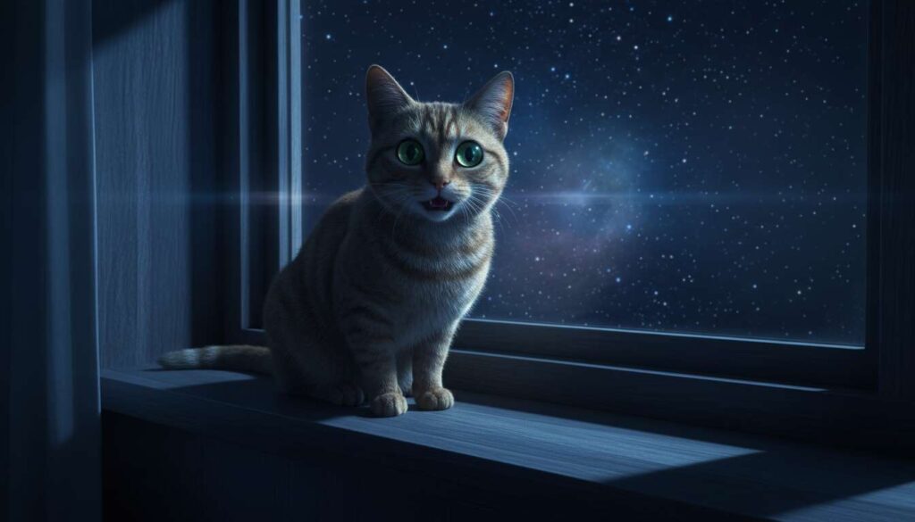 Cosa significa quando il gatto miagola la notte
