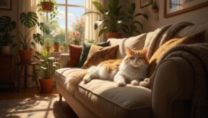 Quando il vostro gatto passa le giornate senza di voi: come aiutarlo a restare felice nonostante le assenze
